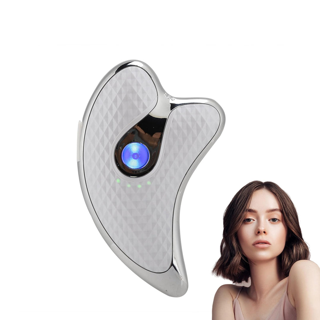Guasha Tool for Face, Electric Gua Sha Plate, Face Massager, Gua Sha Tools Face Scraping Massager Facial Scraping Plate Lifting Device Scraping Board for Anti Aging Anti Wrinkles Lifting Face Skin