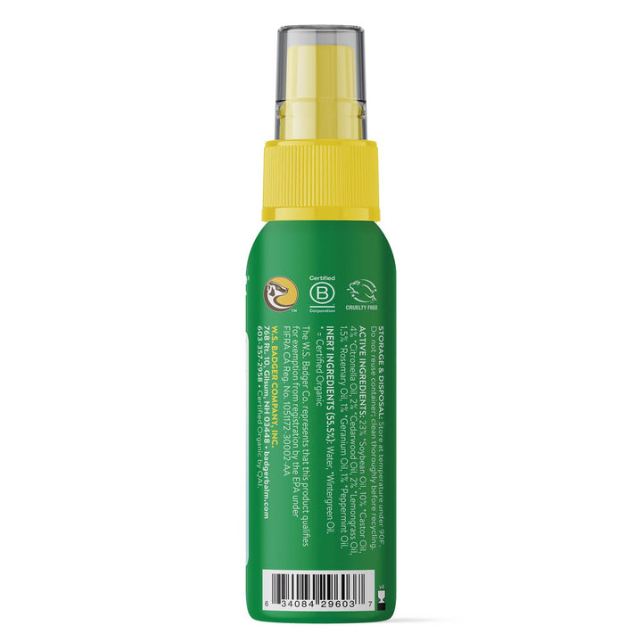- Anti-Bug Shake & Spray, DEET-Free Natural Bug Spray, Eco-Friendly, Certified Organic Mosquito Spray, Great for Kids, Insect Repellent, 2.7 Fl Oz