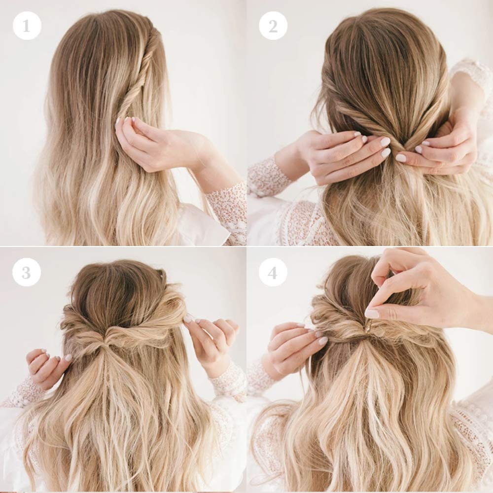Blonde Bobby Pins, Blonde Hair Pins Bobby Pins Blonde Hair Pins for Buns Ballet Bun Pins for Women Girls with Box-80 count (2.4 inch)