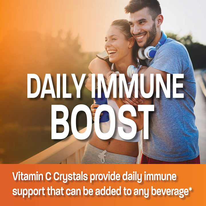 Vitamin C Powder Pure Ascorbic Acid Soluble Fine Non GMO Crystals – Promotes Healthy Immune System and Cell Protection – Powerful Antioxidant - 1 Pound (16 Ounces)