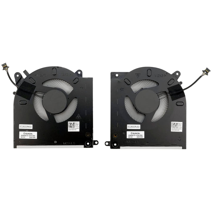 CPU & GPU Cooling Fan Compatible with DELL Alienware M15 R3 M15 R4 RTX 2070 3070 Replacement for 0TG9V0 0D1X38 FM7C FM7D DFS240012AE0T DFSK324162A2E