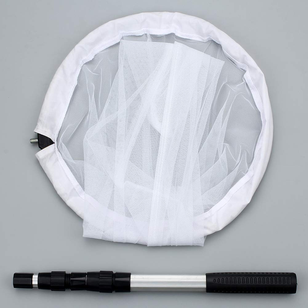 Large Insect and Butterfly Net Bug Catching Net Bird Net with 14 Ring, 32 Net Depth, Handle Extends to 36 Inches (14 Ring, 36 Handle)