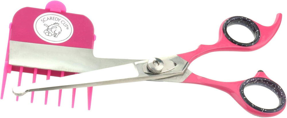 Silent Pet Grooming Kit for Dog, Cat and All Pet Grooming - A Quiet Alternative to Electric Clippers for Sensitive Pets (Right-Handed Pink)