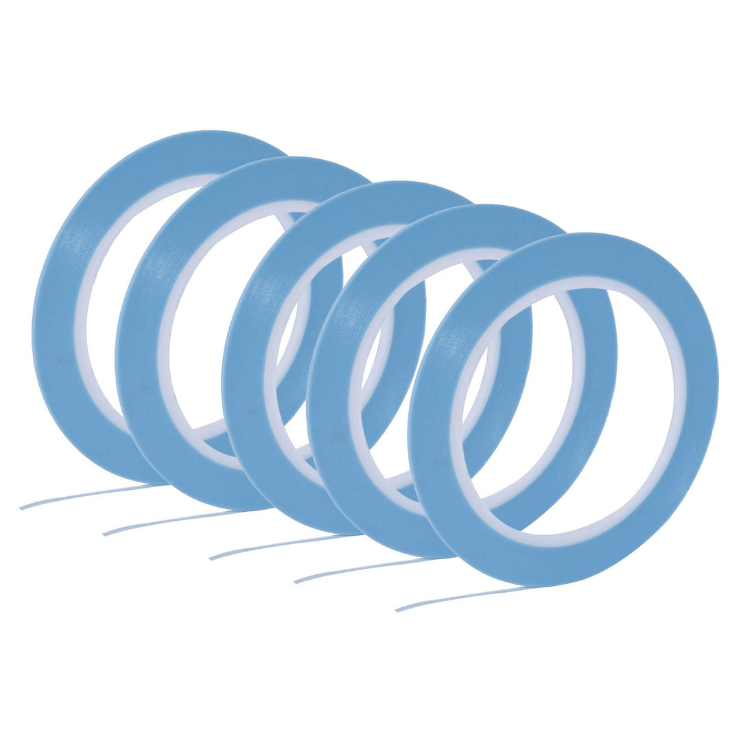 High-Temp Vinyl Fine Line Fineline Masking Tape Automotive Curves Car Auto Paint 2mm x 33m/Roll 5pcs