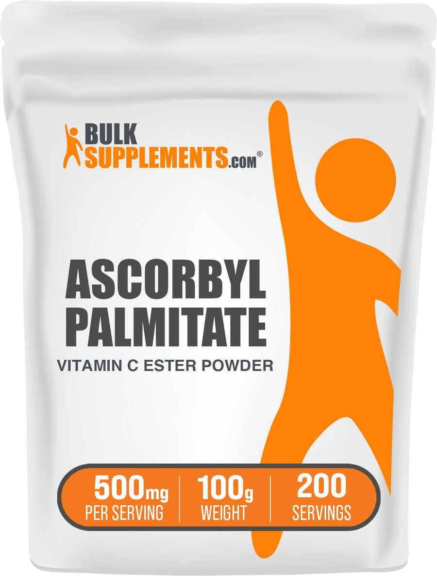 .com Ascorbyl Palmitate Powder - Vitamin C Ester, Ascorbyl Palmitate 500mg - Vitamin C Supplement, Gluten Free, 500mg per Serving, 100g (3.5 oz) (Pack of 1)