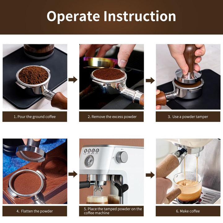 Coffee Filter Basket, Detachable Coffee Filter Cups, Stainless Steel Coffee Machine Filter Accessory for Home Office(2)