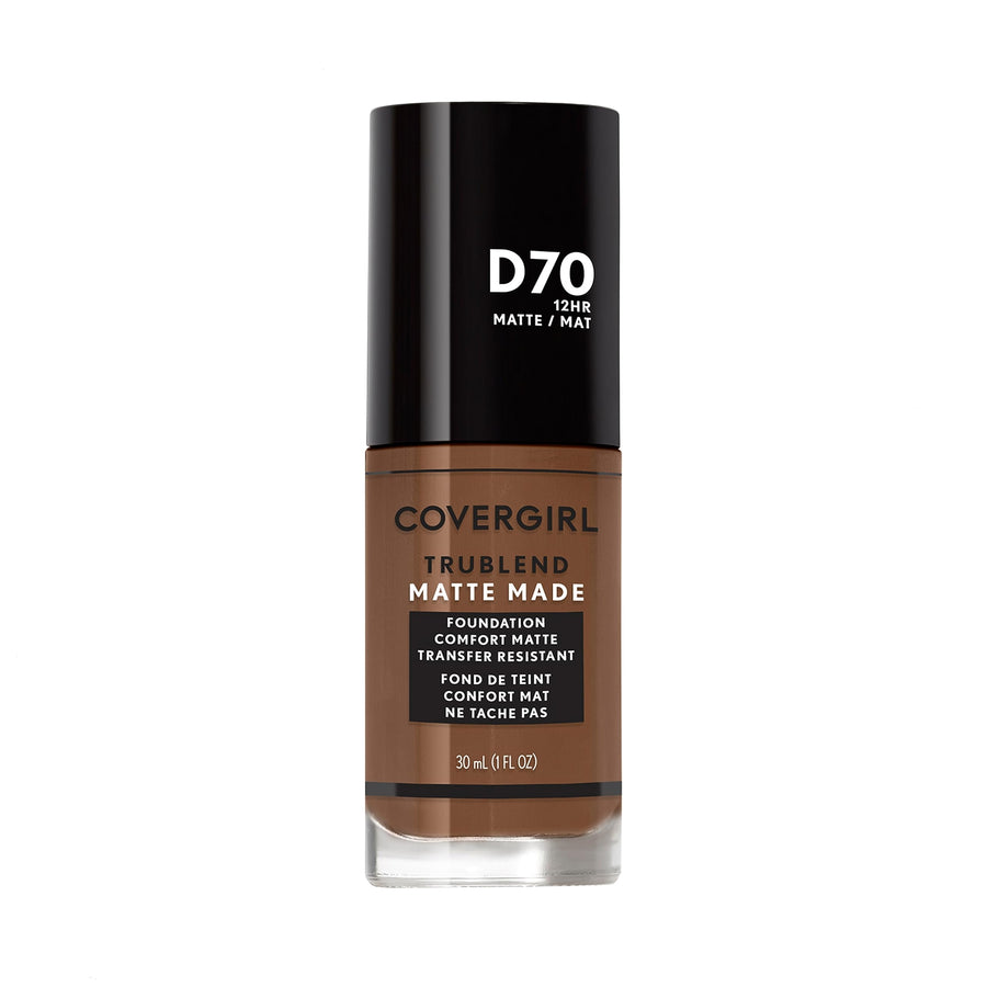 Covergirl Trublend Matte Made Liquid Foundation, D70 Cappuccino, 1.014 Ounce