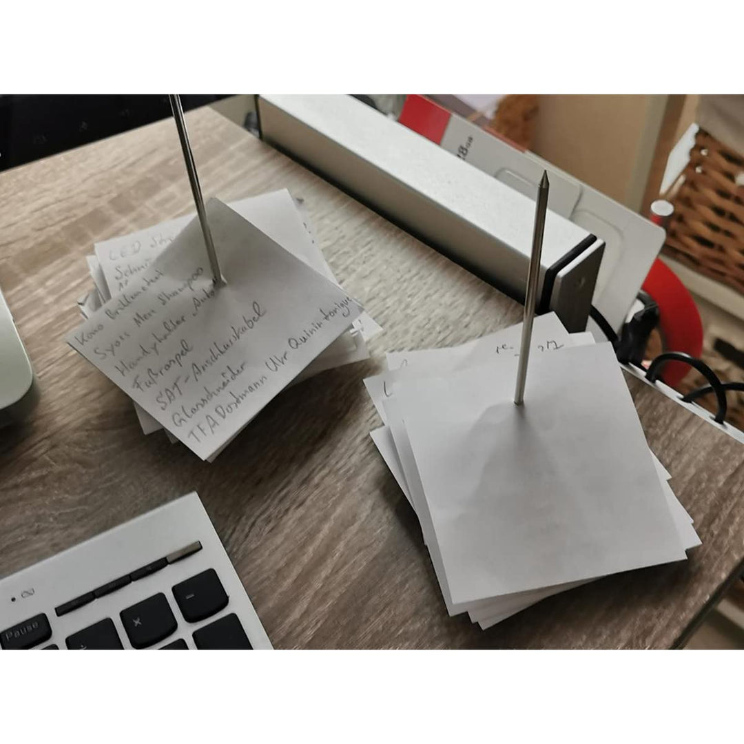 2 Pcs Desk Receipt Holder Spike, Bill Fork Ticket Spike, Restaurant Check Spindle,Memo Holder Spike