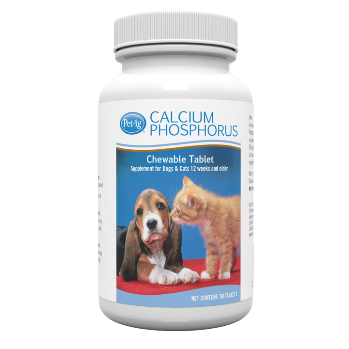 ® Calcium Phosphorus Tablets for Cats & Dogs, 50ct