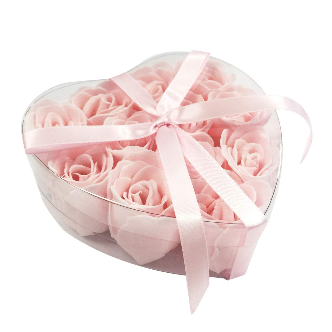 Scented Rose Soaps (Set Of 12) Pink