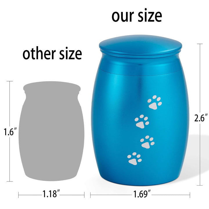 Small Pet Urns for Dog Ashes - Dog Urn for Ashes Keepsake, Mini Pet Urns for Dogs Cats Ashes Holder