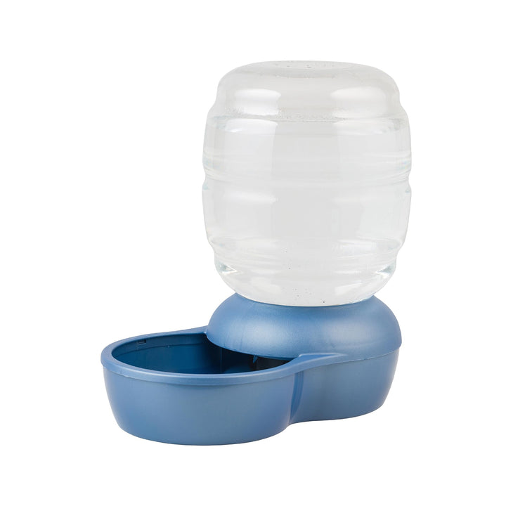 Replendish Gravity Waterer With Microban for Cats and Dogs, 2.5 Gallons,Blue, Made in USA
