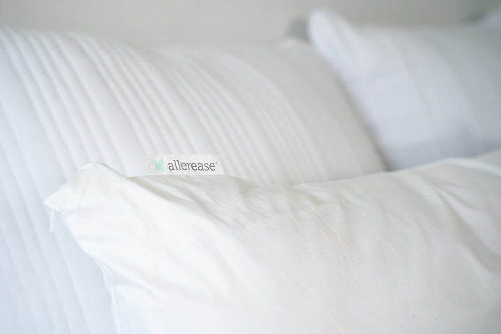 AllerEase 100% Breathable Cotton Pillow Protector for Sleeping, King 36 x 20 (Pack of 1) 2 Count