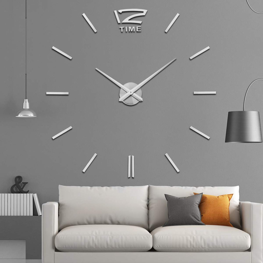 3D Clock Hands, DIY Large Clock Movement Mechanism with 12 Inch Long Spade Hand, 3D Wall Clocks Home Decor