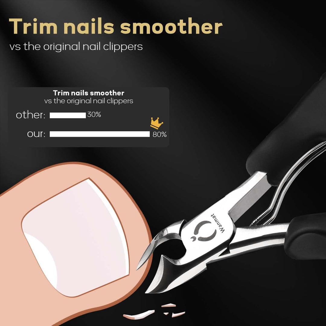 Upgraded Toe Nail Clippers for Men, 6pcs Toenail Clippers, (1pcs)