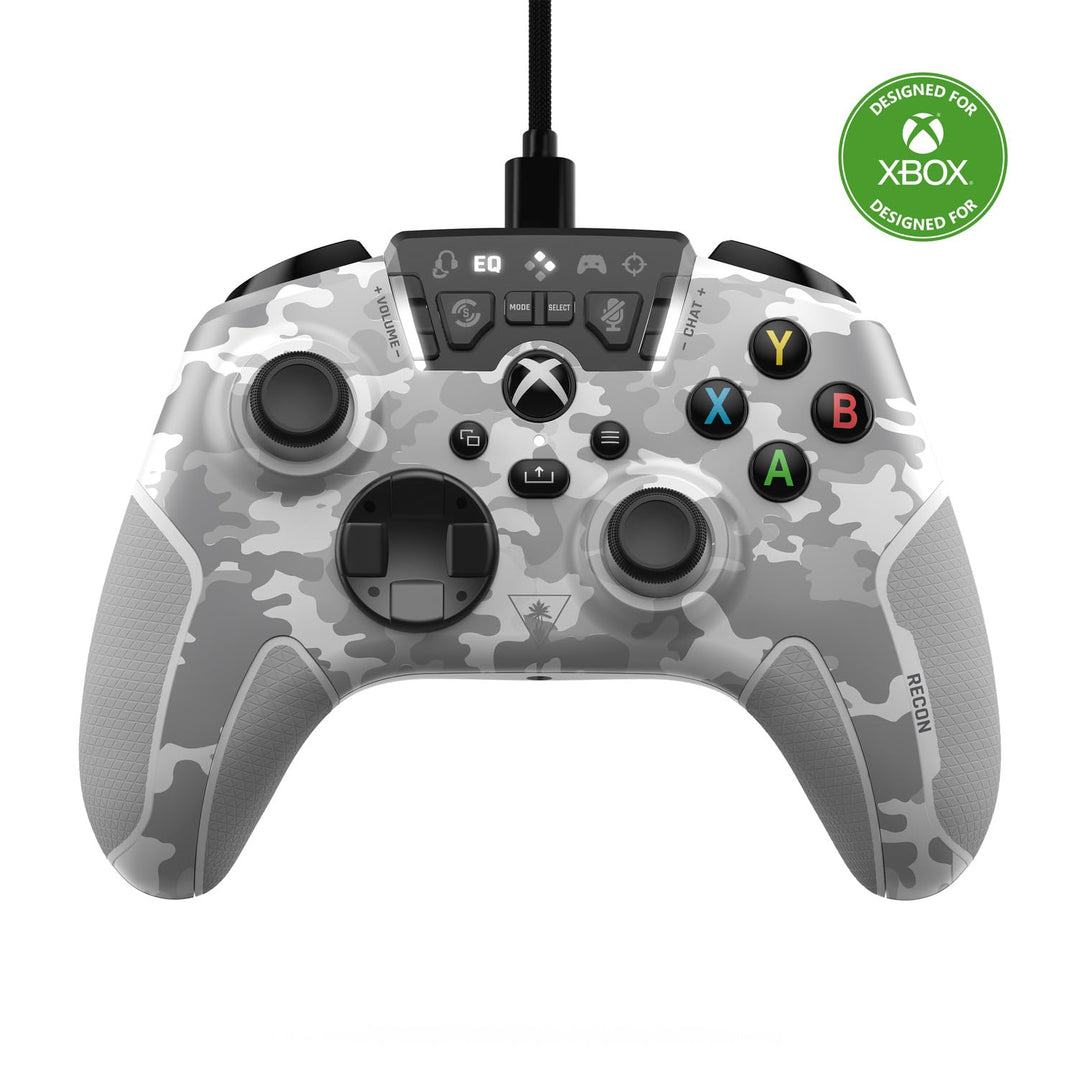 Recon Controller Wired Game Controller Officially Licensed for Xbox Series X, Xbox Series S, Xbox One & Windows - Audio Enhancements, Remappable Buttons, Superhuman Hearing – Arctic Camo