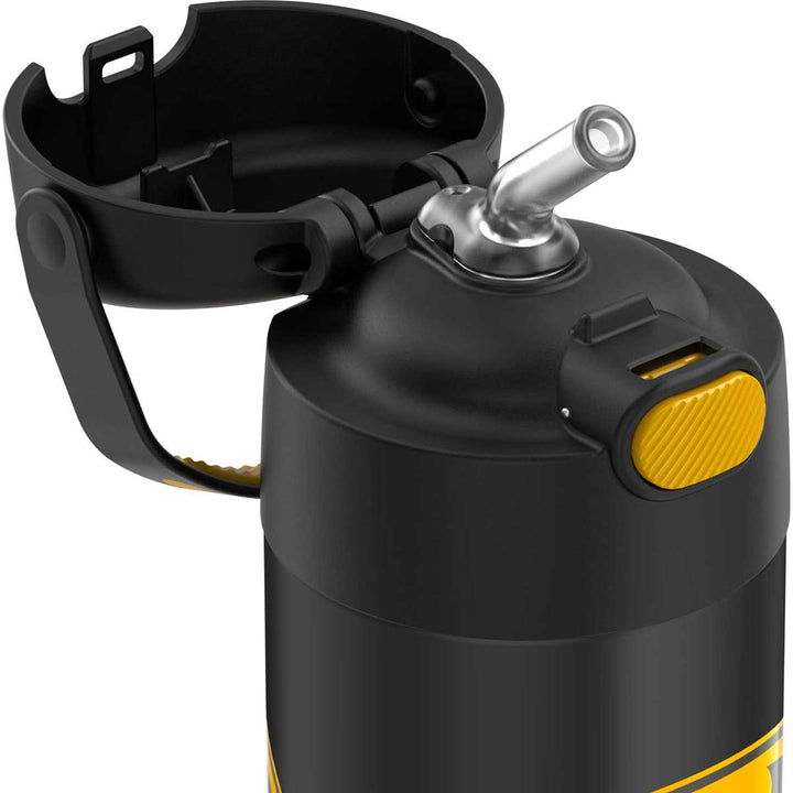 FUNTAINER 12 Ounce Stainless Steel Kids Bottle, Batman