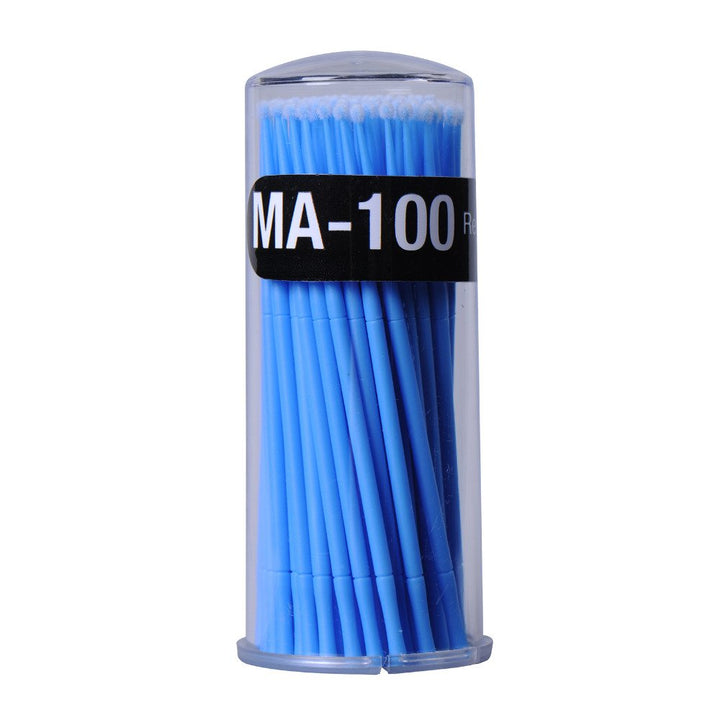 400pcs Blue Regular Size 3mm Disposable Mascara Applicator Individual Eyelash Extension Microbrushes