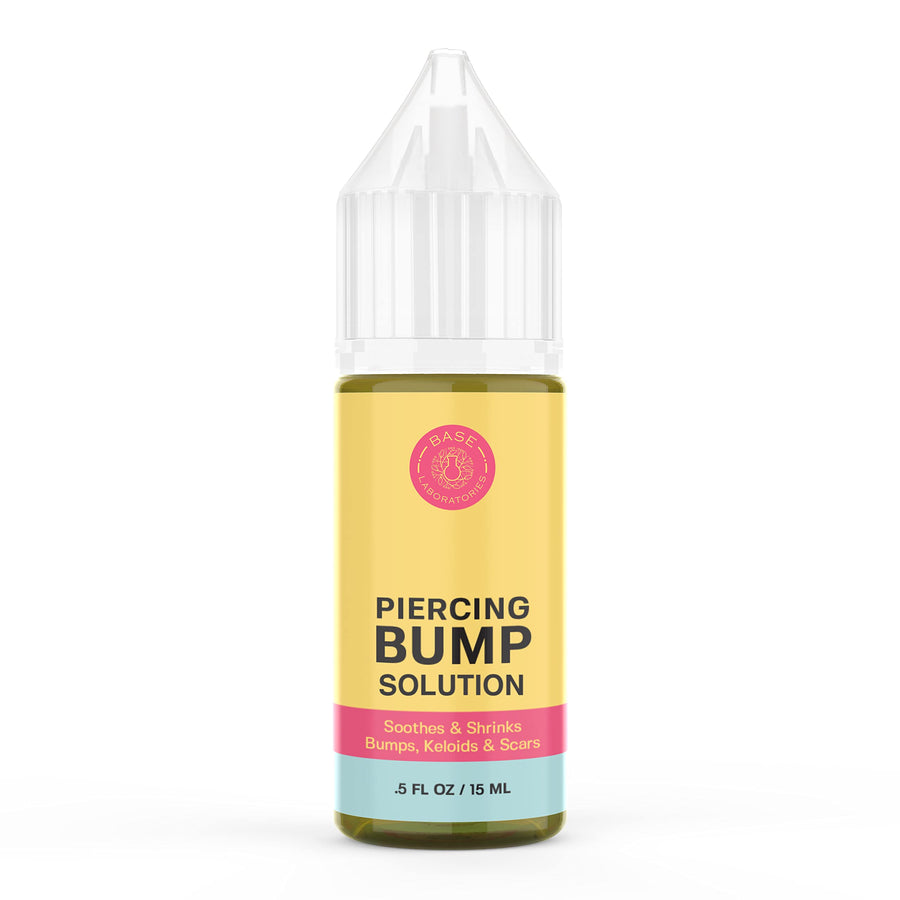 Piercing Bump Solution & Keloid Bump Removal | Soothing Piercing Aftercare for Piercing Bumps & Keloid Scar Removal | Ear & Nose Keloid Bumps Piercing Aftercare Solution Oil | 0.5 oz