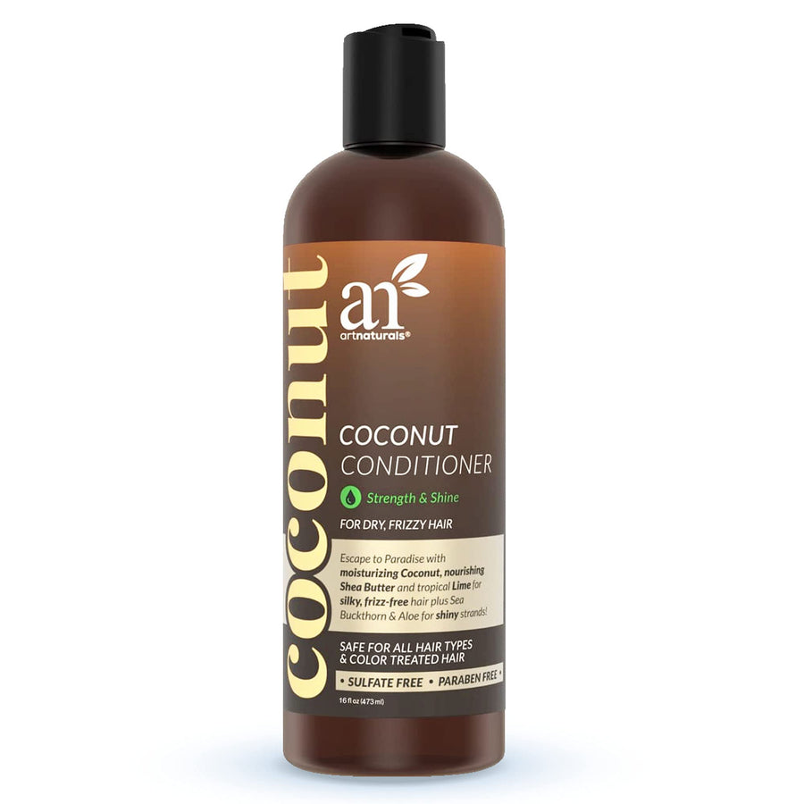 Coconut-Lime Daily Conditioner– 16 Fl Oz - Professional Deep Hydrating Moisturizing For Curly Fine Oily Dry Damaged and Color Treated Hair – Natural, Sulfate Free and Vegan