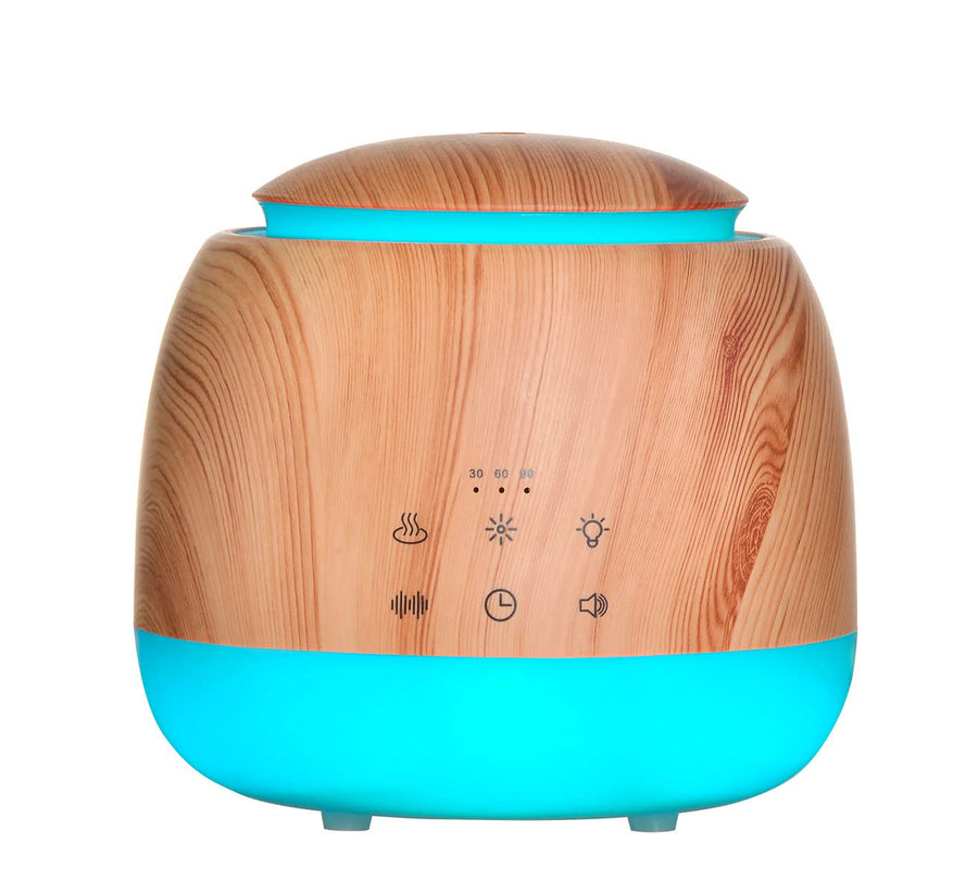 White Noise Machine and Aromatherapy Essential Oil Diffuser,with 7-color Lights,10 Soothing Sounds, 2 Night Light,3 Timer and Waterless Auto Shut off Sleep Sound Machine