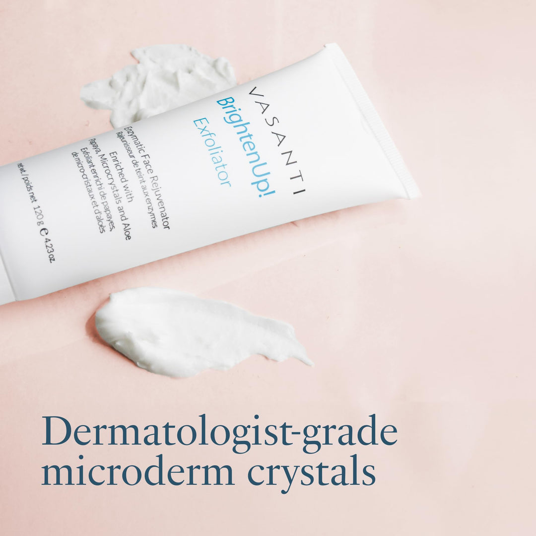 Brighten Up! Enzymatic Face Rejuvenator (20g) - Gentle Scrub Brightens Exfoliates Cleanses Skin Paraben-Free Vegan Friendly Skincare