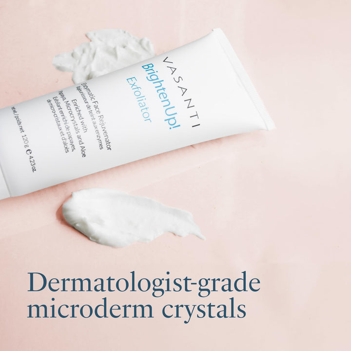 Brighten Up! Enzymatic Face Rejuvenator (20g) - Gentle Scrub Brightens Exfoliates Cleanses Skin Paraben-Free Vegan Friendly Skincare