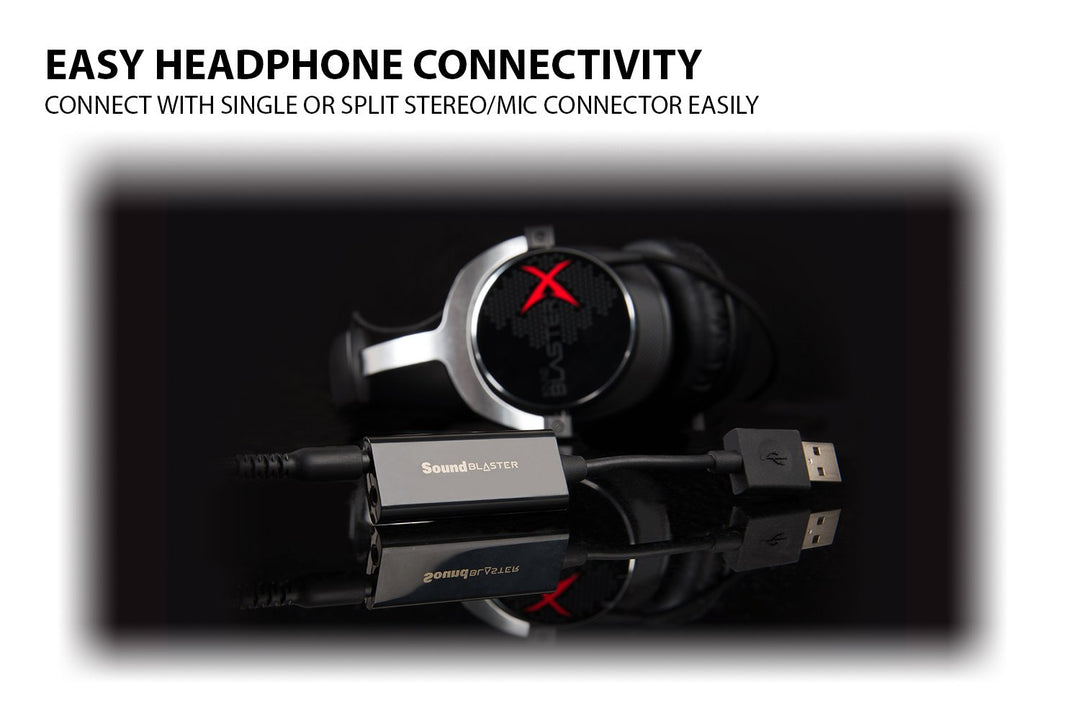 Labs Sound Blaster Play! 3 External USB Sound Adapter for Windows and Mac. Plug and Play (No Drivers Required). Upgrade to 24-Bit 96Khz Playback