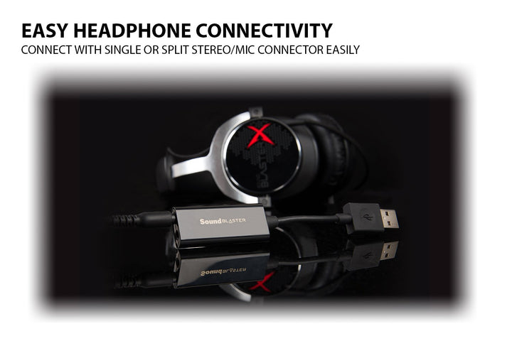 Labs Sound Blaster Play! 3 External USB Sound Adapter for Windows and Mac. Plug and Play (No Drivers Required). Upgrade to 24-Bit 96Khz Playback