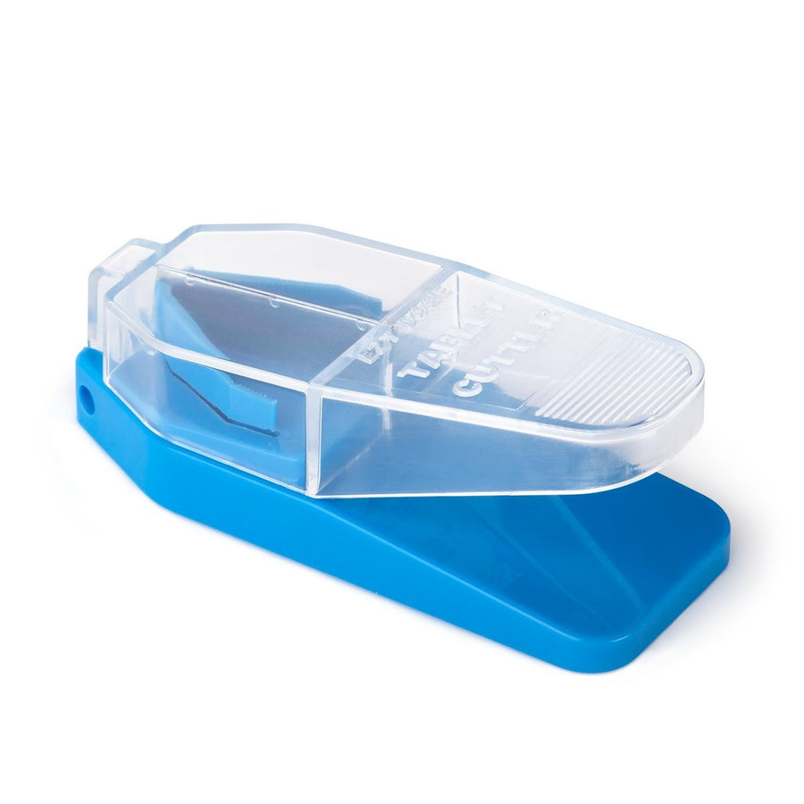 Pill Cutter and Splitter, Cuts Pills, Vitamins, Tablets, Stainless Steel Blade, Travel Sized, Safely Cut Pills and Vitamins, Easy to Use, Color May Vary, BPA Free