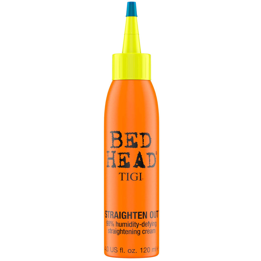 Bed Head Straighten Out 98% Humidity Defying Straightening Cream for Unisex, 4 Ounce