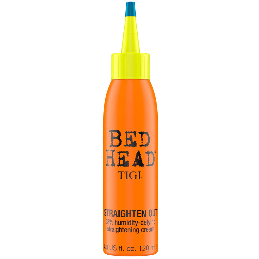 Bed Head Straighten Out 98% Humidity Defying Straightening Cream for Unisex, 4 Ounce