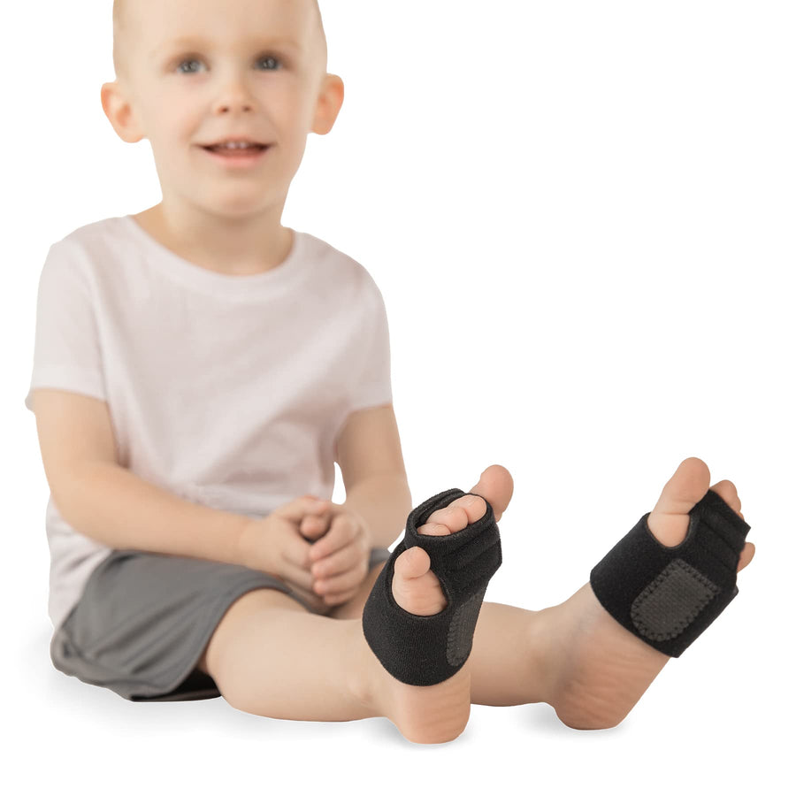 Toe Walking Braces for Kids - Patented Pediatric Foot Supports To Prevent Tip Toe Walking, Cerebral Palsy Equipment, Autism, ADHD, Aspergers, Youth Neurological Disorders (M - Pair)