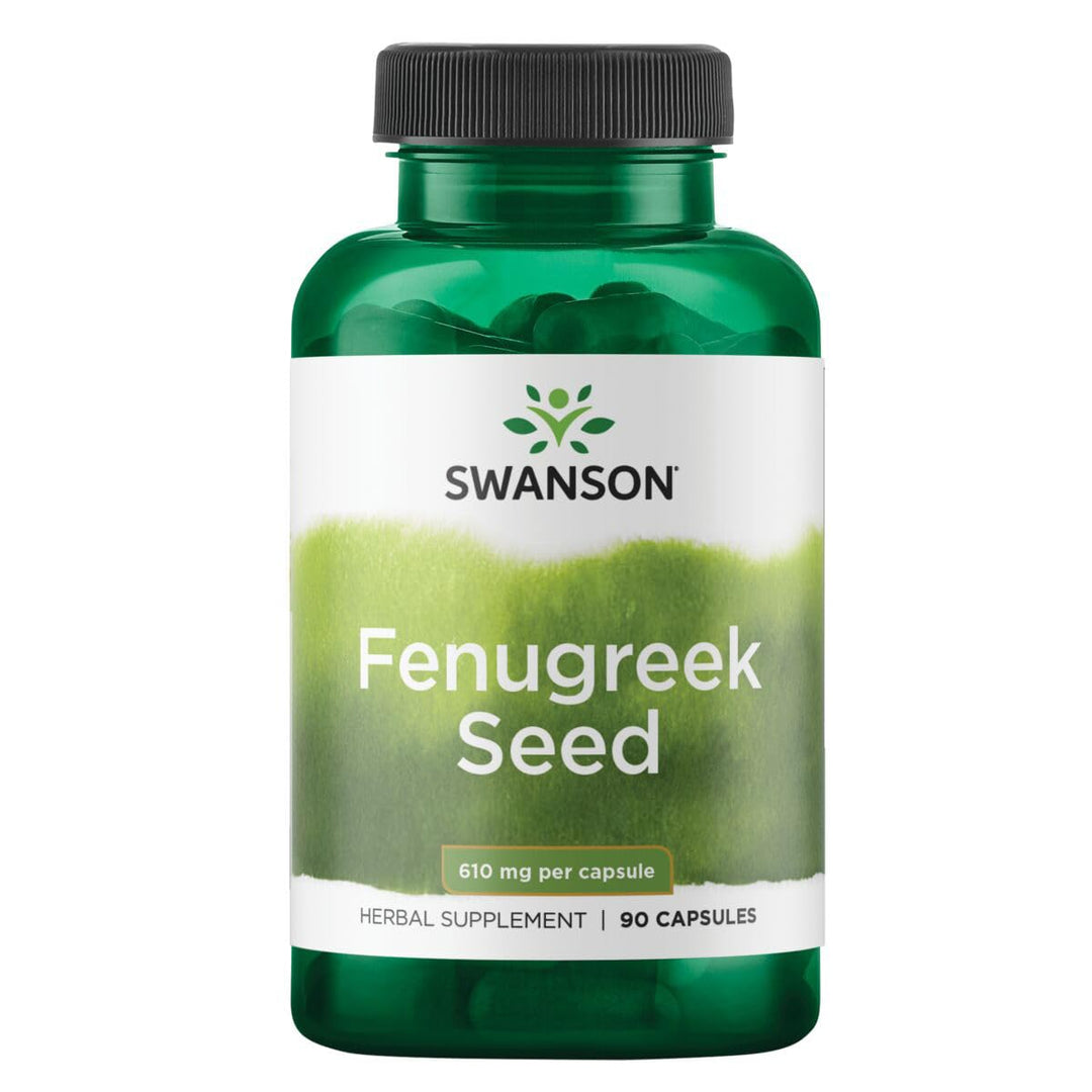 Full Specturm Fenugreek Seed - Herbal Supplement - (610 Milligrams 90 Capsules)