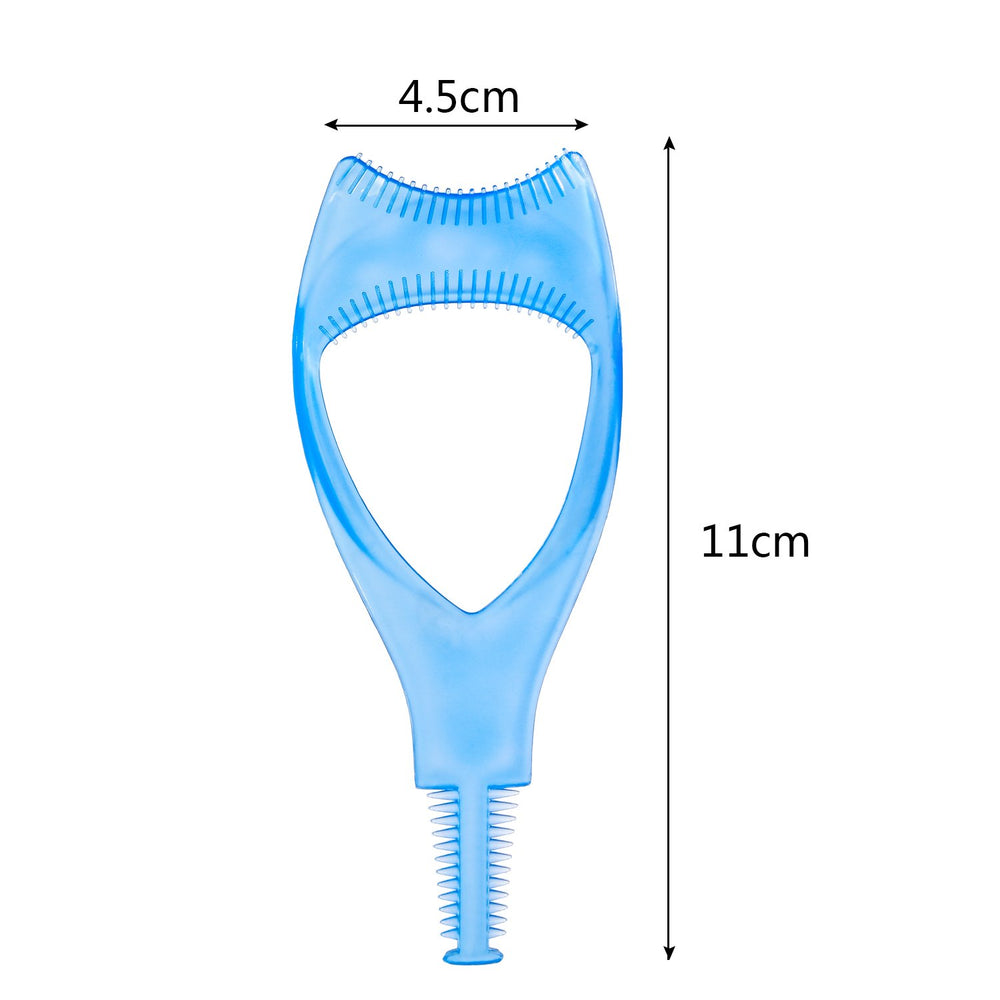 8 Pieces Mascara Shield Applicator Eyelash Brush Curler Guard Applicator Plastic Eyelashes Tool, 4 Colors