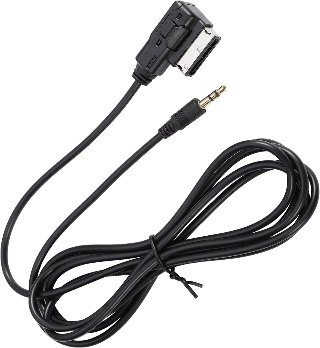 6.6ft AMI MDI MMI AUX Cable Audio Music Interface Adaptor 3.5mm Jack Aux-in MP3 Cable for Audi Audi A3/A4/A5/A6/A8/Q5/Q7/R8/TT, VW Jetta Passat GTI GLI CC Tiguan Touareg EOS Golf Mk 6, etc.