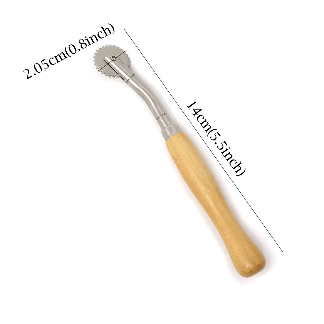 Wooden Handle Tracing Wheel Craft Sewing Tool