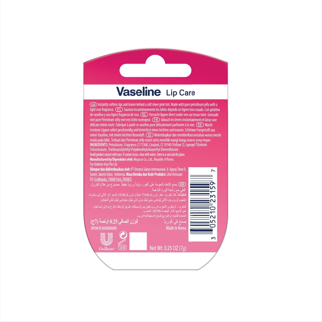 Lip Therapy Rosy Lips Pack Of 2 0.25 Oz./7 Grams, Transparent