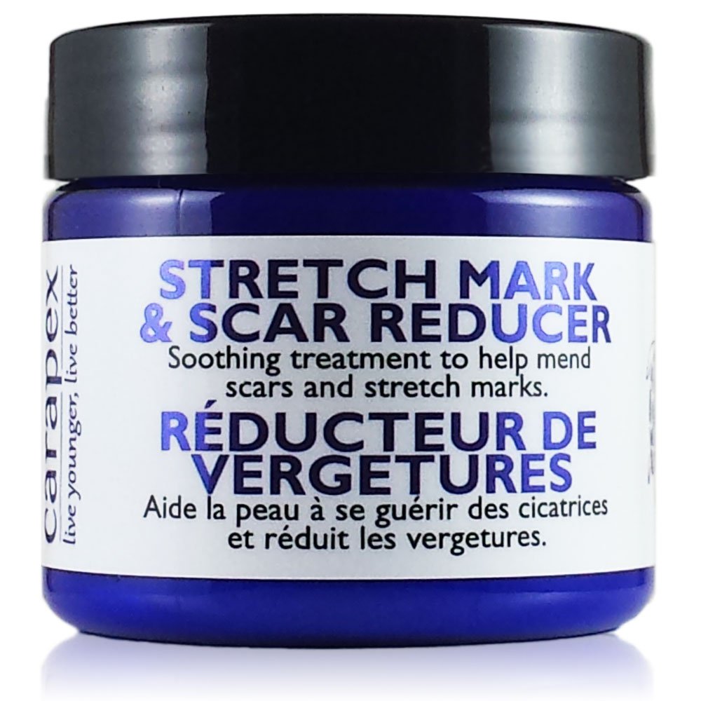 Stretch Mark & Scar Reducer Cream - 98% Natural, for Pregnancy Marks, Weight Loss Marks, Tightening, Firming, Unscented with Shea Butter, 4oz