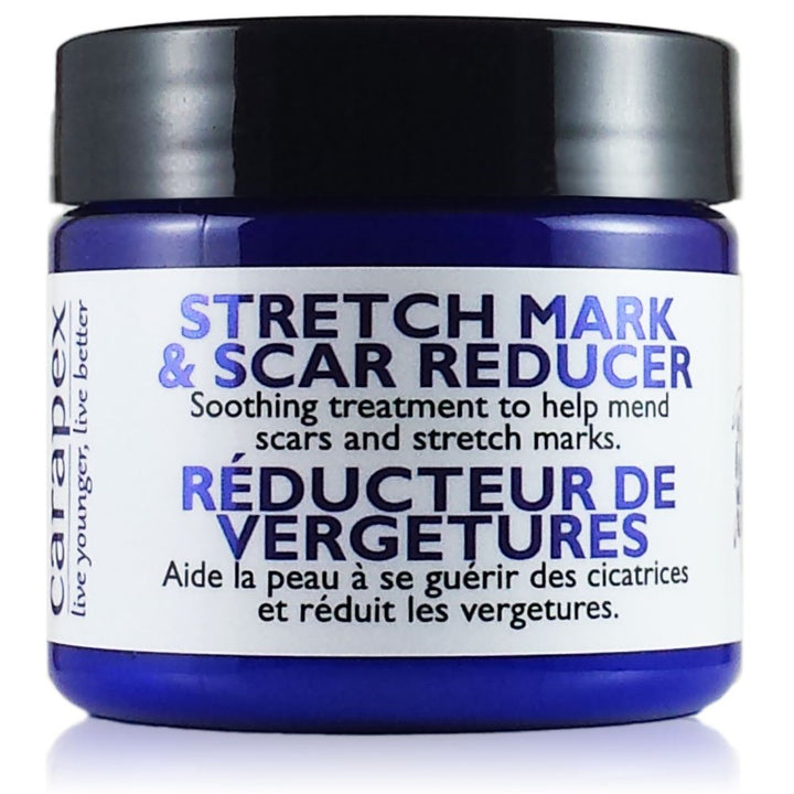 Stretch Mark & Scar Reducer Cream - 98% Natural, for Pregnancy Marks, Weight Loss Marks, Tightening, Firming, Unscented with Shea Butter, 4oz