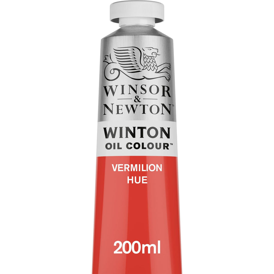 Winton Oil Color, 200ml (6.75-oz) Tube, Vermilion Hue