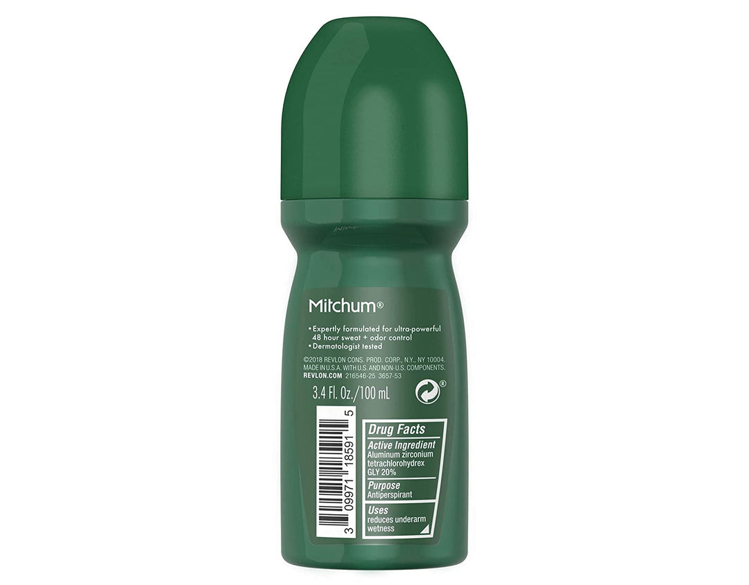 Invisible Anti-Perspirant & Deodorant Roll-On, Unscented 3.4 oz (Pack of 4)