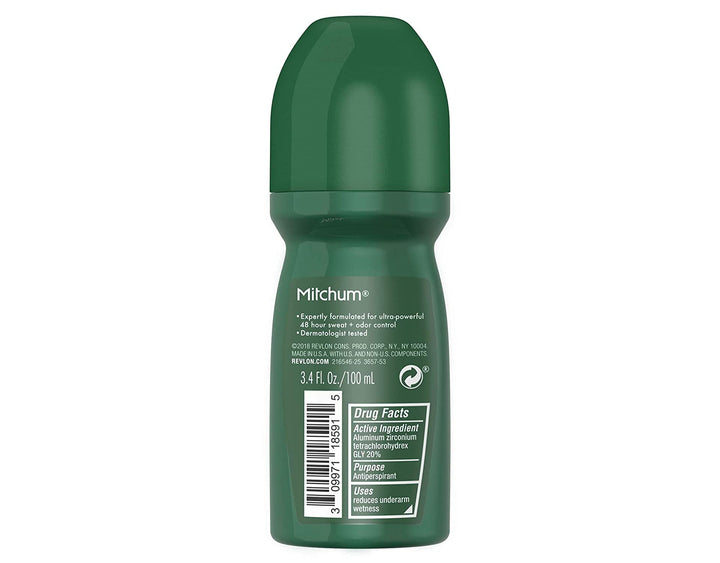 Invisible Anti-Perspirant & Deodorant Roll-On, Unscented 3.4 oz (Pack of 4)
