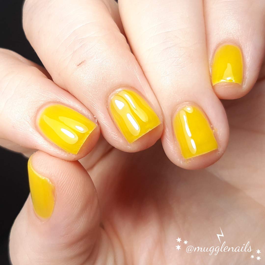 Shellac Soak Off UV LED Gel Nail Polish - Neon Canary Yellow (052) 10ml