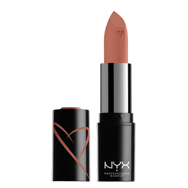 PROFESSIONAL MAKEUP Shout Loud Satin Lipstick, Infused With Shea Butter - Silk (Peach Nude)
