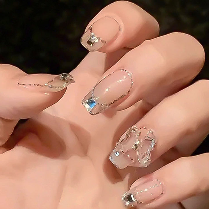 24pcs Zircon Butterflies 3D Nail Charms For Nail Art 3D Luxury Alloy Nail Art Accessories Charms For Nails Nail Butterflies For Acrylic Nails 3d Butterfly Nail Art Crystals Rhinestones Gems