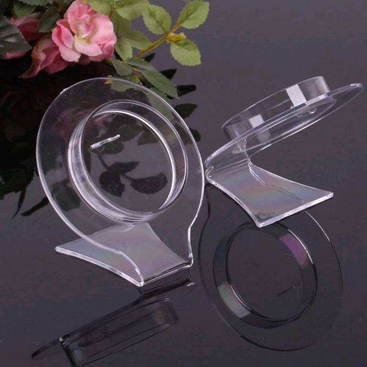 Jewelry Holder, 2 Pcs Clear Acrylic Bracelet Display Stand, Jewelry Organizer Rack, Transparent Shelf Shelves, Clear Jewelry Organizer