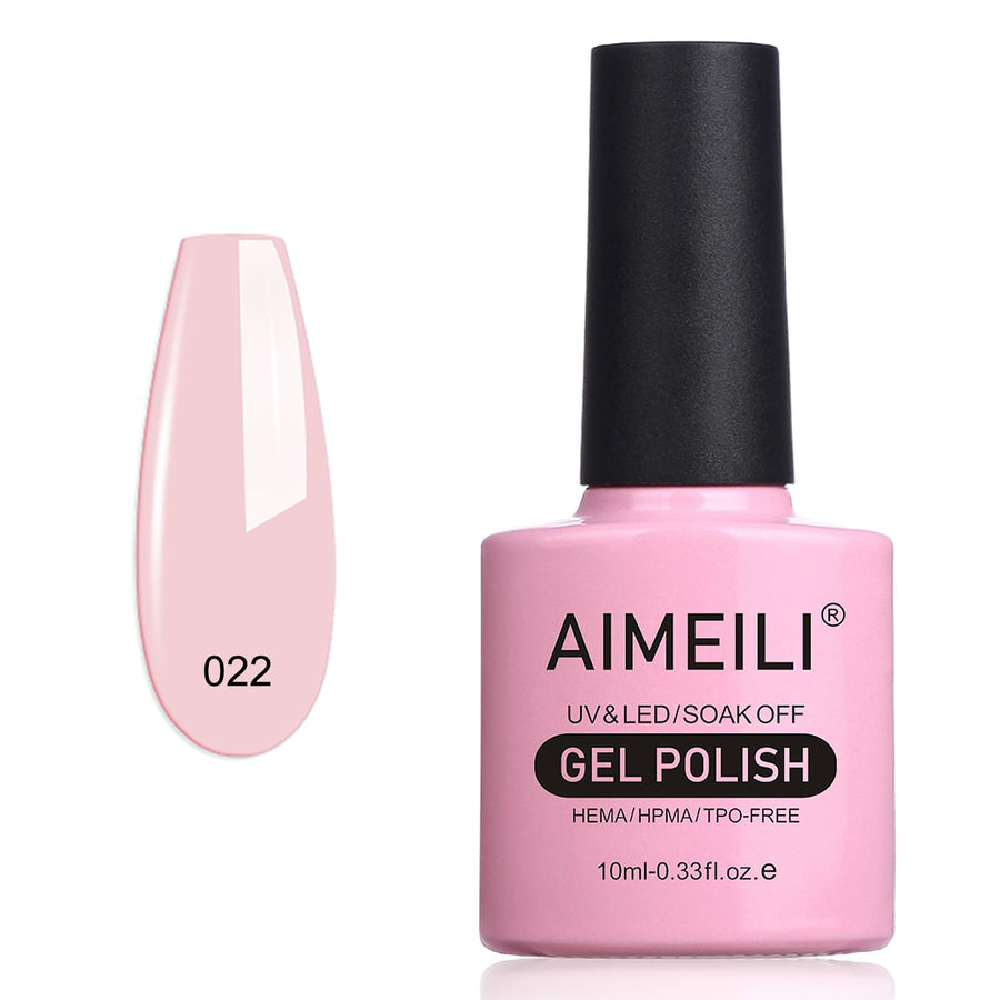 Soak Off UV LED Gel Nail Polish - Rose Nude (022) 10ml