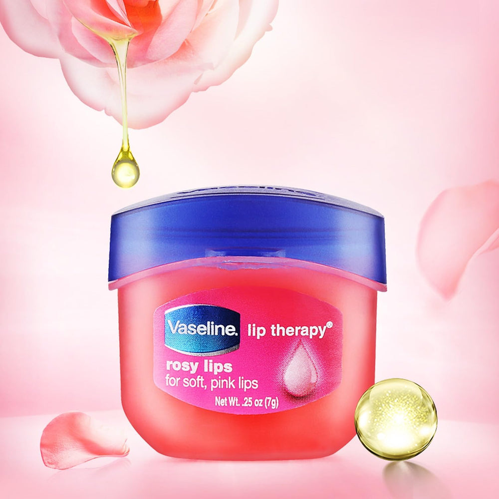 Lip Therapy Rosy Lips Pack Of 2 0.25 Oz./7 Grams, Transparent