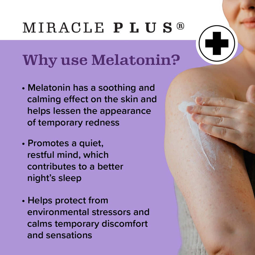Melatonin Sleep Night Cream W/Lavender & Chamomile, Massage Melatonin Skin Care Topical Night Lotion Into Skin To Help Promote Better Rest, Ease Jet Lag, & Regulate Sleep Patterns, 4 Oz